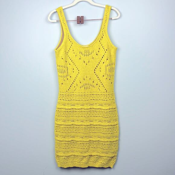 Rachel Zoe Yellow Mini Dress - Picture 1 of 9